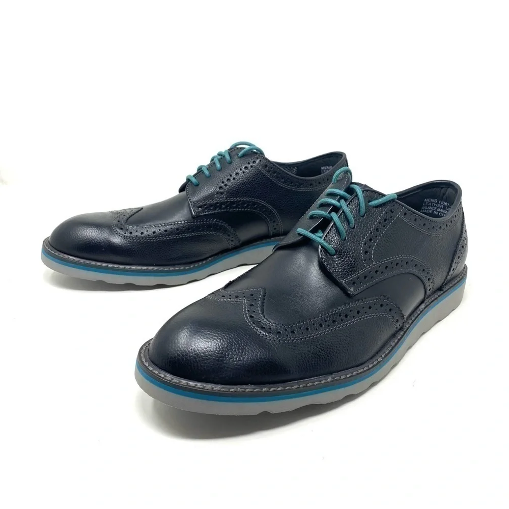Florsheim Highlands Wingtip Oxford Black Leather